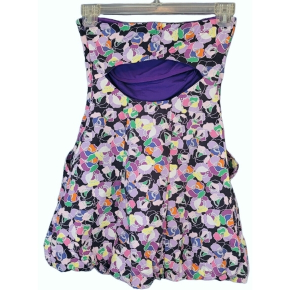 Armani Exchange Bandeau Bubble Hem Dress Size 8 - Picture 2 of 8